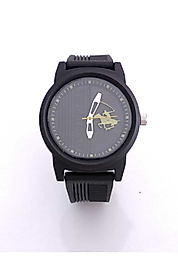 G Sport Polo Saat Silikon Kordon Sarı-siyah Renk Analog Saat