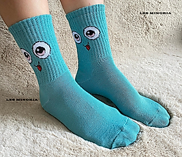 5'li Şaşkın Gözler Pamuklu Kadın Çorap / LES MINORIA