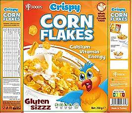 MF foods crispy cornflakes glutensiz 250 g