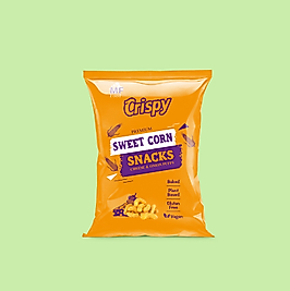 MF foods crispy sweet corn snacks glutensiz vegan