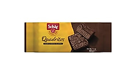 Schar Quadritos Siyah Çikolata Kaplı Gofret 2x20 gr
