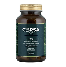 Corsa 365 No 3 Kuşburnu, Aynısafa ve Bitkisel Ekstreler Vitamin Içeren Takviye Edici Gıda