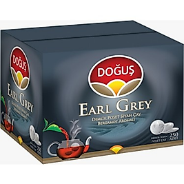 Doğuş Earl Grey Demlik Poşet Çay 3,2 Gr 250 Adet