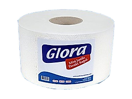 Glora Mini Jumbo Tuvalet Kağıdı 10 Cm 3.5 Kg 12 Adet