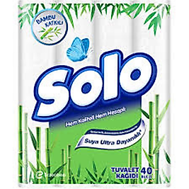 Solo Tuvalet Kağıdı Bambu 40 Adet