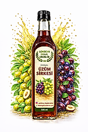 Üzüm sirkesi el yapımı (500cc)