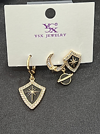 Üçlü xuping küpe set