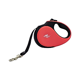 Doggie Soft Seri Otomatik Makaralı Gezdirme Tasması Pembe XS 3 m