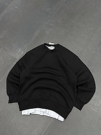 DÜZ SİYAH SWEATSHİRT