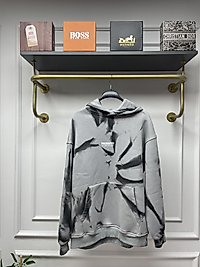 Kapüşonlu Oversize Sweatshirt - Gri