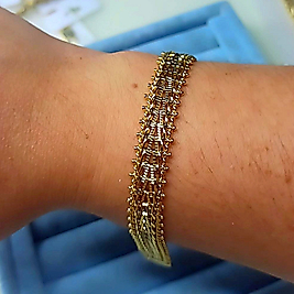 Xuping 14K Hasır Bileklik