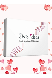 Miracix MRCKLT43 Date Ideas, Sevgili ile yapılacak 32 Fikir Kartı, Sevgiliye Hediye,Kazı kazan,Randevu Kartları Oyunu