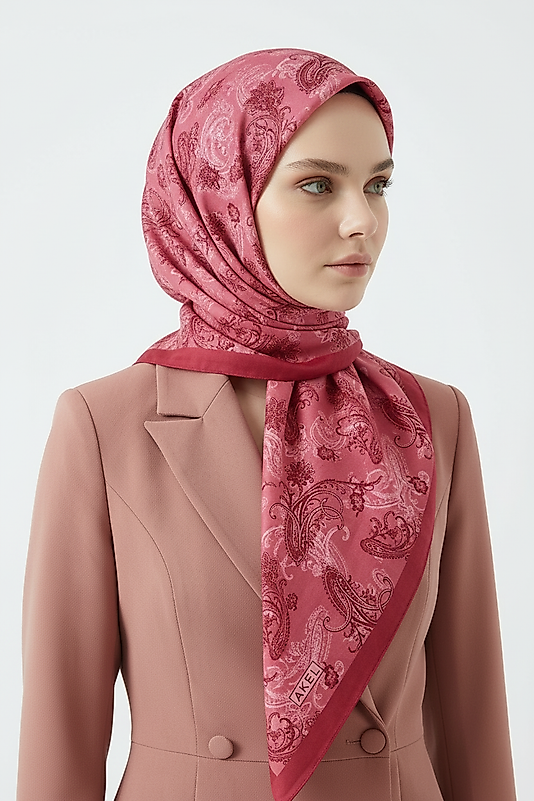 Spring Eşarp Tarihi Çiçek Desen