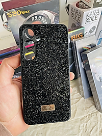 Samsung Galaxy S24 Fe Taşlı Telefon Kılıfı Siyah