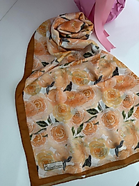 BAŞÖRTÜ DÜKKANI ROSE  DESEN ŞAL HARDAL