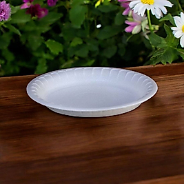 Köpük Yuvarlak Tabak 19 cm