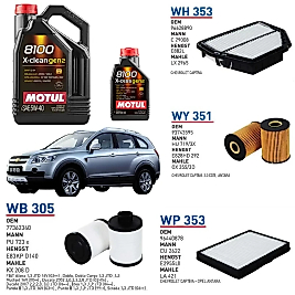 CHEVROLET CAPTİVA 2.0 D 110 KW YAĞ BAKIM SETİ
