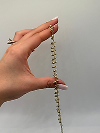 Top Detaylı Xuping VIP Çelik 14K Altın Renk Kadın Bileklik