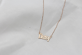 Kişiye Özel İsimli Kolye – 14K Altın Kaplama