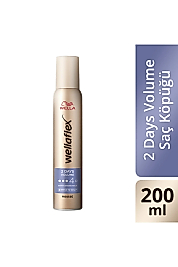 WELLAFLEX SAÇ KÖPÜĞÜ 2 DAYS VOLUM 200 ML.