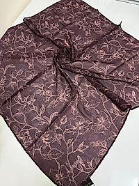 SOFT KETEN EŞARP ÇİÇEK DESEN 10