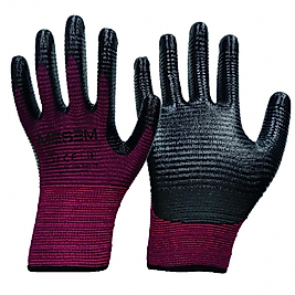 MEŞEM ZEBRA ELDİVEN KIRMIZI SİYAH 1/2