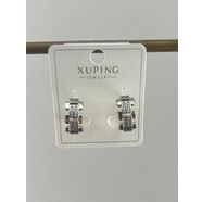 Xuping Taş Detaylı Silver Halka Küpe