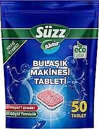 SÜZZ BULAŞIK MAKİNESİ 50 Lİ TABLET