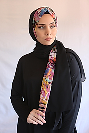 Bantlı Şifon Şal