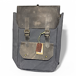 Old Cotton Vintage Kanvas Deri Su Geçirmez Unisex Laptop Bölmeli Okul Seyahat Kamp Sırt Çantası 31 cm X 44 cm
