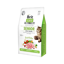 Brit Care Hipoalerjenik Kilo Kontrolü İçin Tahılsız Yaşlı Kedi Maması 2 kg