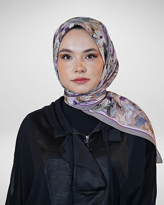 Spring Eşarp Pastel Çiçek Desenli