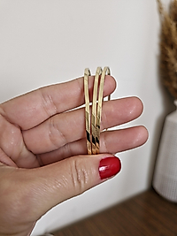 Xuping 14K 6.5cm çizgili ajda bilezik