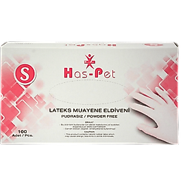 Haspet Vinil Pudrasız Eldiven 100 lü S