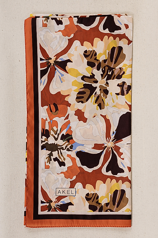 DESENLİ FRANSIZ İPEĞİ EŞARP DESEN-4