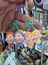 Cry Baby Çift Anahtarlık | Sevimli Figürlü Hediye Anahtarlık