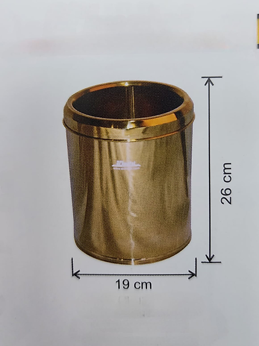 Gold Paslanmaz Çöp Kovası Otel Oda Tipi ( KDV DAHİL )