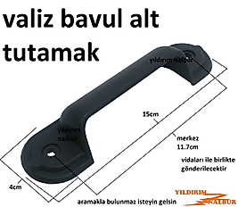VALİZ ALT DESTEK KOLU ORTA BOY BAVUL KULP 11.7CM ÇEKME KOLU