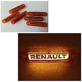 İSİM LOGO PARMAK LAMBA 12V & 24V RENAULT SARI