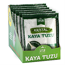 SAYGIN KAYA TUZU 500 GR. SOFRALIK 6'LI PAKET