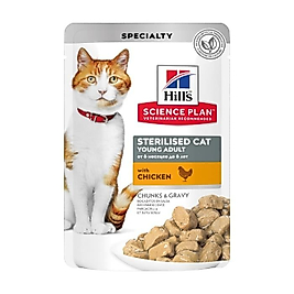 Hill'sHill's Gravy Sterilised Young Tavuklu 85gr Kısırlaştırılmış Yaş Kedi Maması