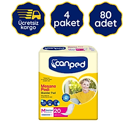 Canped Mesane Pedi Orta(M) 20'li 80 Adet