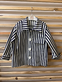 Poplinkids Çizgili Kot Ceket 174