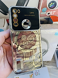 Redmi Note 8 Lens Korumalı Telefon Kılıfı Gümüş