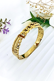 Geçmeli Halkalı model Gold Renk Çelik Kelepçe 6 cm Çap