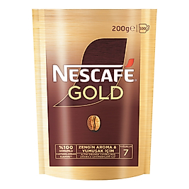 Nescafé Gold Çözünebilir Kahve 200g Ekonomik Paket