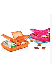 3 Bölmeli Plastik Beslenme Kabı | Okul İçin Pratik ve Güvenli