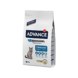 Advance Hindi Etli Kısırlaştırılmış Yetişkin Kedi Maması (3 kg)