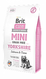 BRIT CARE MINI YORKSHIRE 2KG (Somon ve Ton Balığı - Yorkshire Irk Maması)