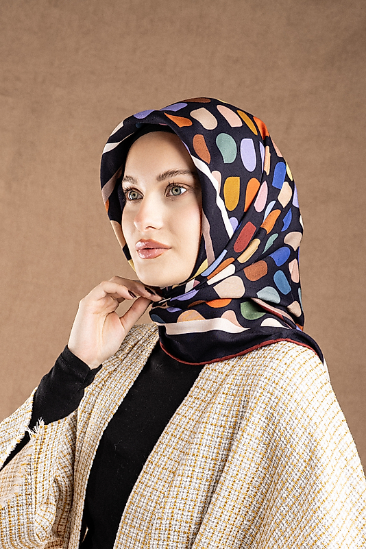 DESENLİ FLOSSY SİLK EŞARP